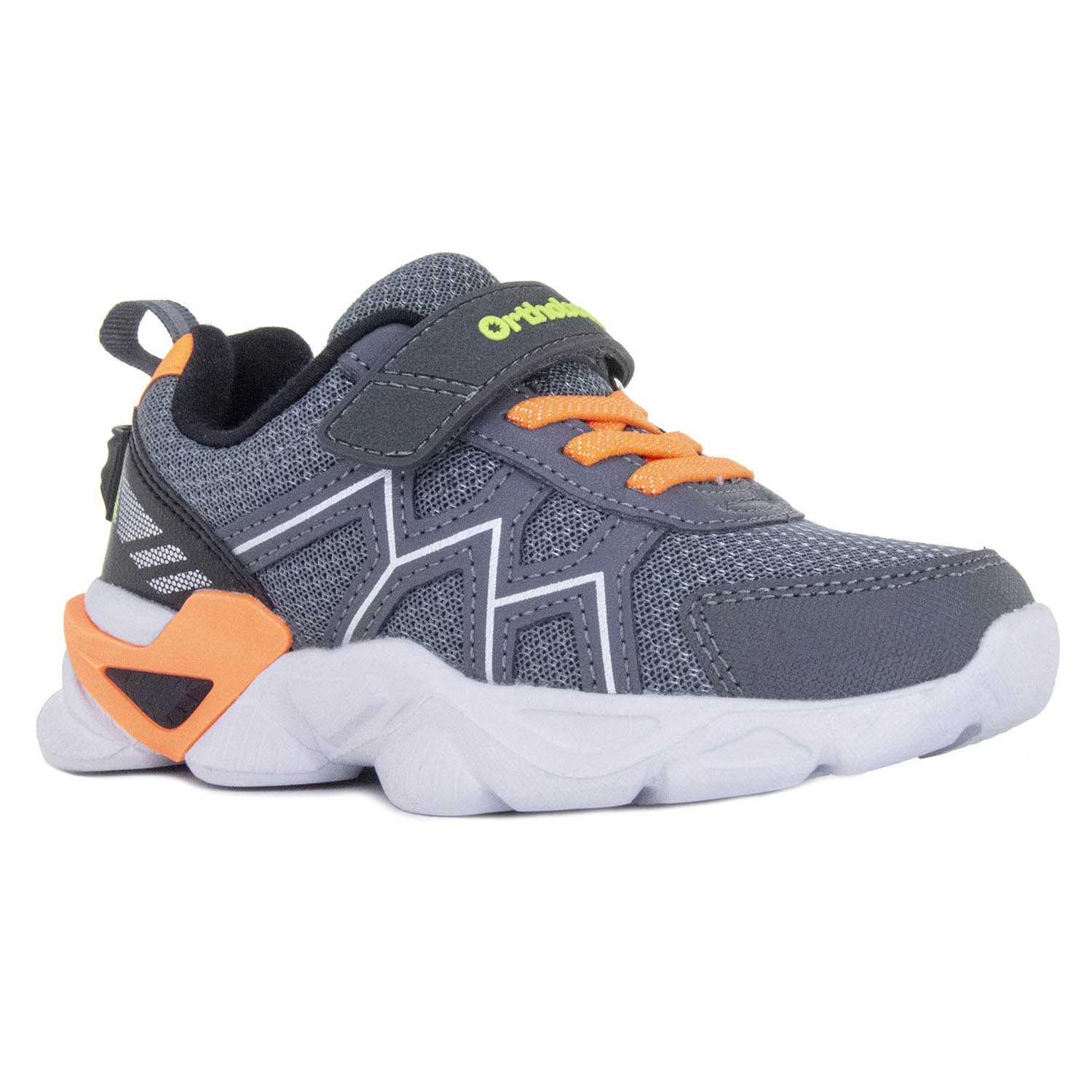 Ортопедическая обувь Orthoboom кроссовки 33057-01 серый с оранжевым фото 1