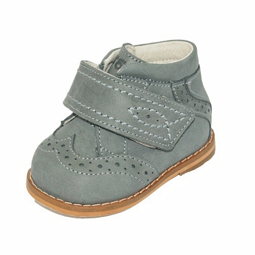 Ботинки ясельные серые 09-11  фото 1