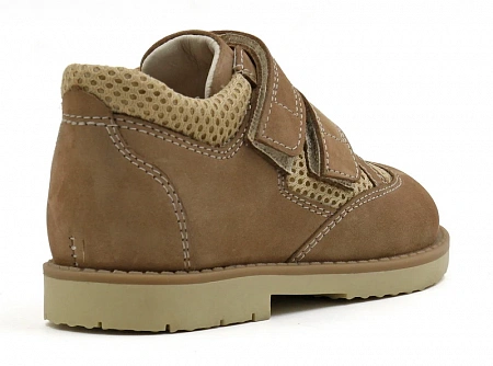 Полуботинки детские (Обувь ортопедическая сложная без утепл подкладки) 2216-Н-002 коричневый фото 2