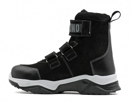 Ботинки ортопедические подростковые утепленные Ортомода 43057-Н-101 с высоким берцем ДЦП фото 4