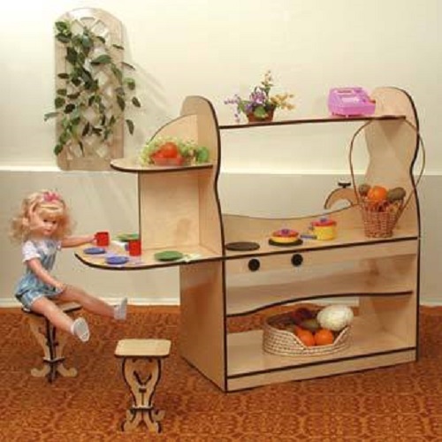 Кухня кафе игровая 139*50*115 см фото 1