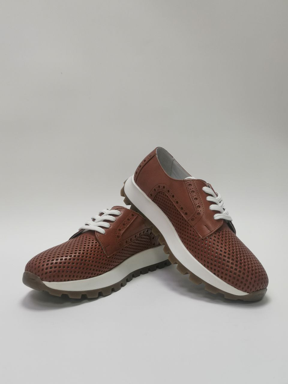 Обувь ортопедическая сложная кроссовки женские цв.рыжий 95258-Х-042 фото 5